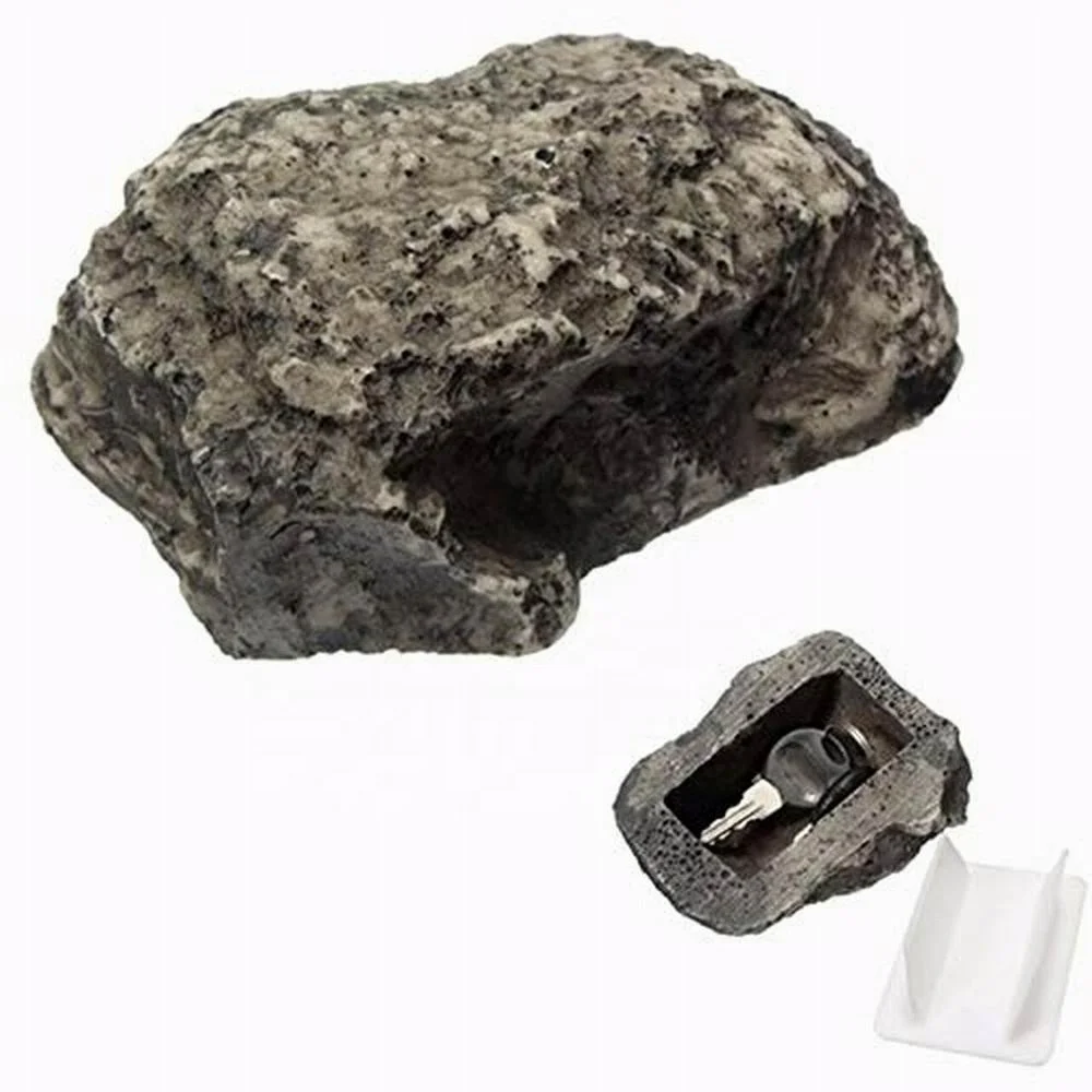 Realistic Rock for Key Security Storage Holder, Hide a Key