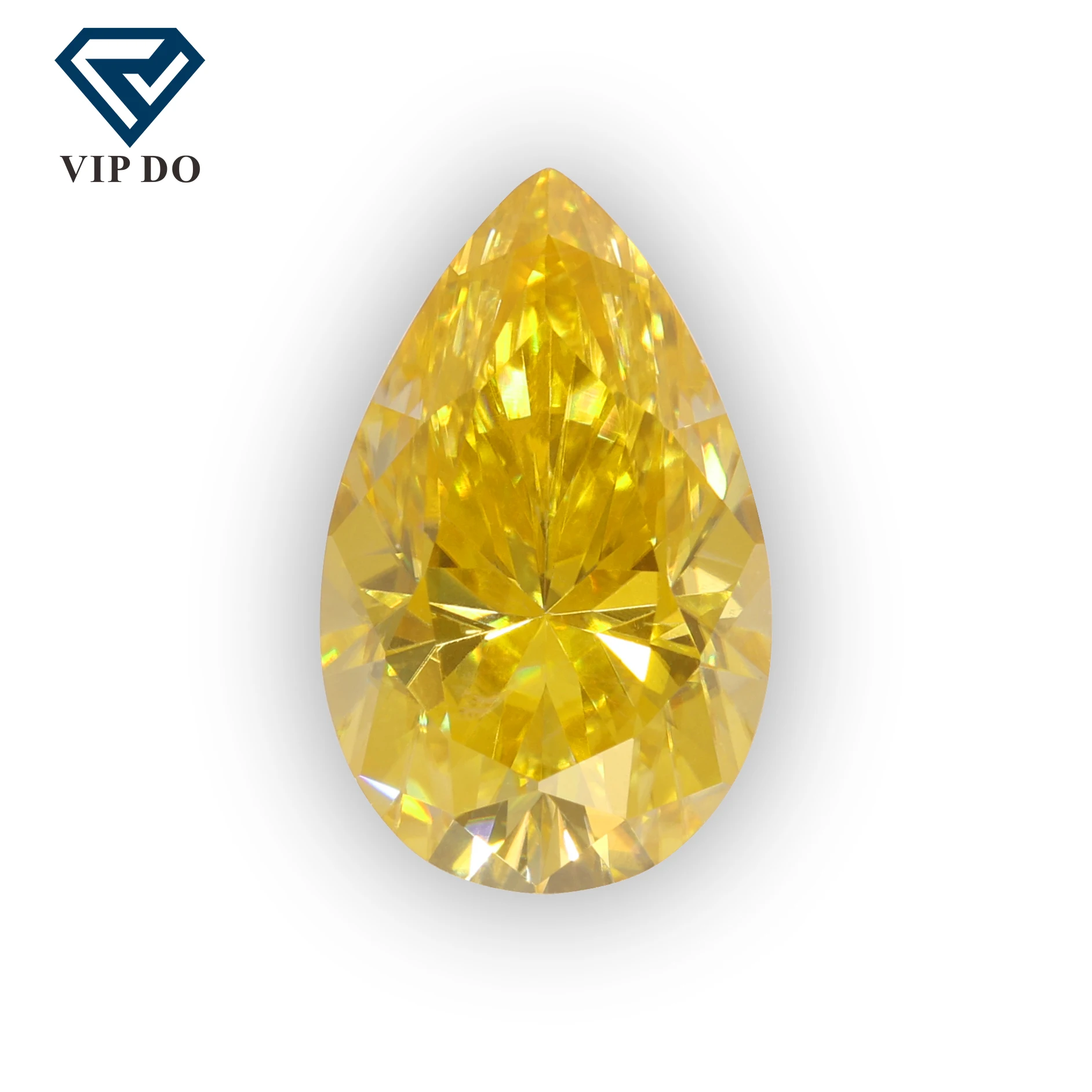 4*6-7*11 мм Грушевый огранка светло-желтый Свободный Муассанит ограненный алмаз лимонно-желтый драгоценные камни для изготовления ювелирных изделий