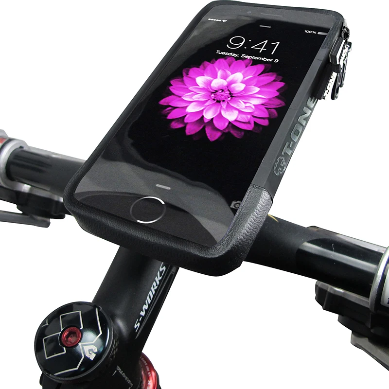 New Listing Easy To Intall and Remove Sensitive Touch Screen Phone Bag for Bicycle for max 4-5 inch screen