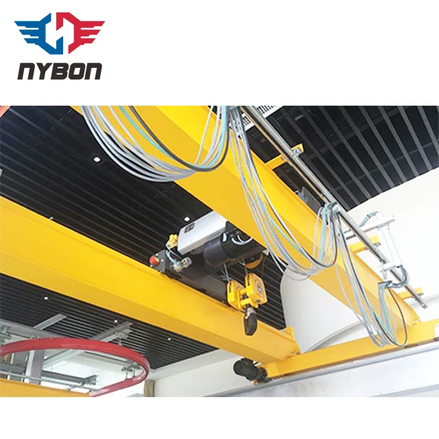 Customized Electric Industrial Double Girder Roof Radio Control Overhead Crane 5~50 Ton
