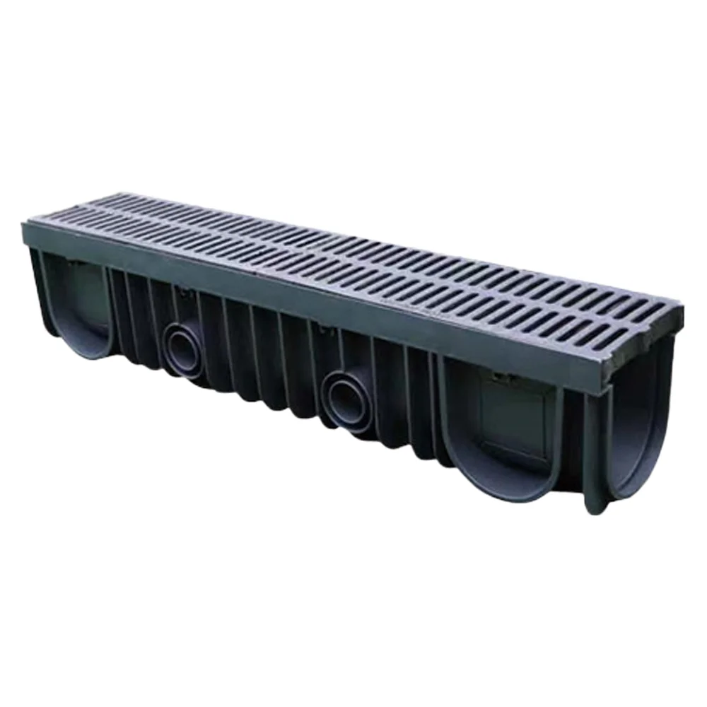 Whole price HDPE Drainage channel Plastic Pre-Galvanised U Shape Drain U Drain Drainage Channel for bathroom and garden