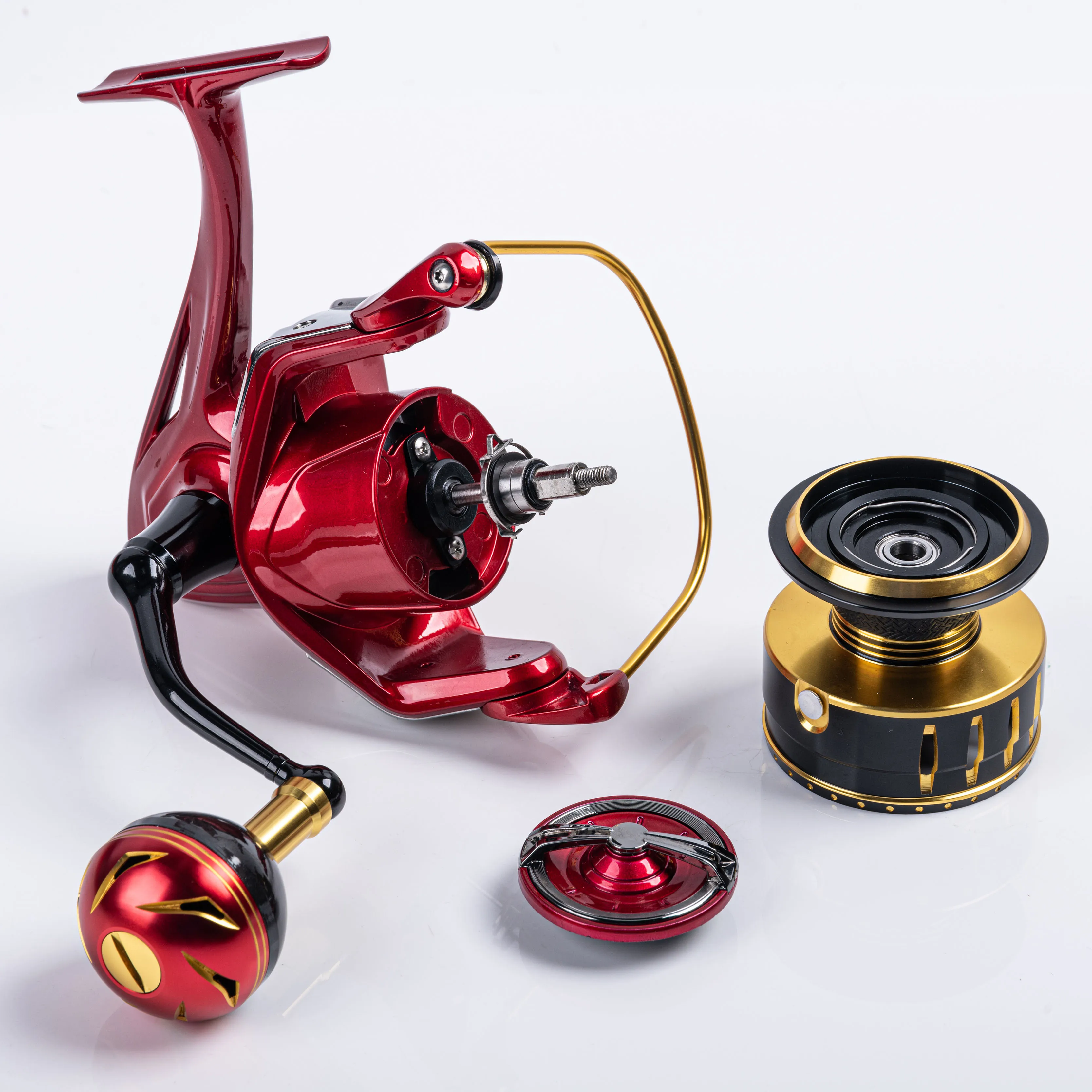 High Quality High Speed Full CNc metal rocker cover Pesca Carrete De Spinning Fishing Reels