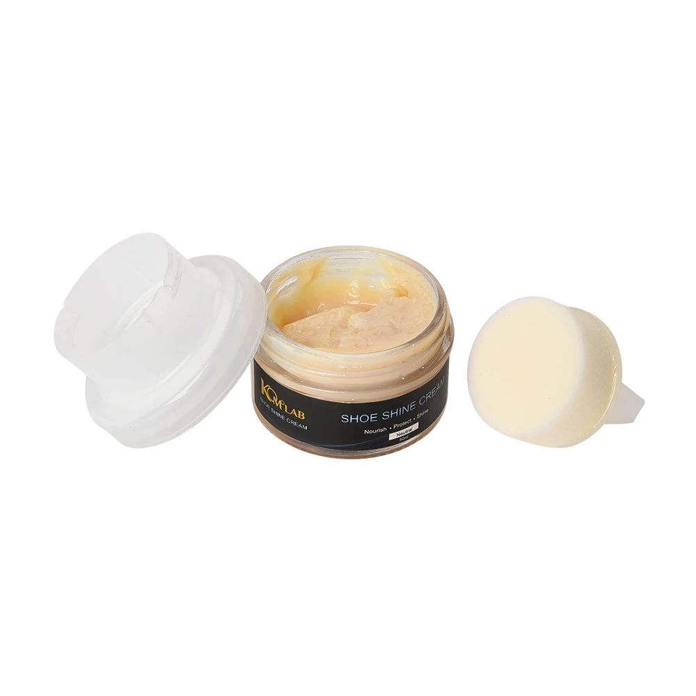 KM Leather sneaker care oil Colorless white brown leather shoes universal brush liquid shoe wax shoe polish