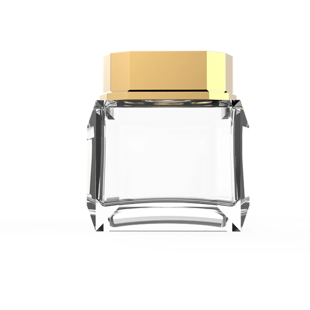 Manufacturer Fancy Round Glass Jars For Saffron