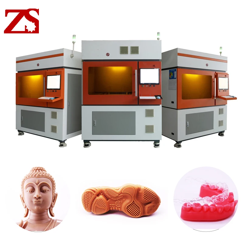 ZS High precision SLA liquid photopolymer resin SLA520 3D Printers