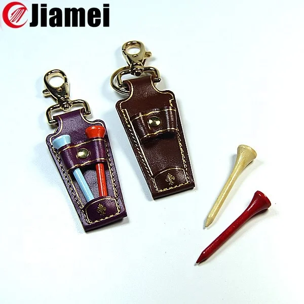 Genuine Leather Customised Material Golf Tee