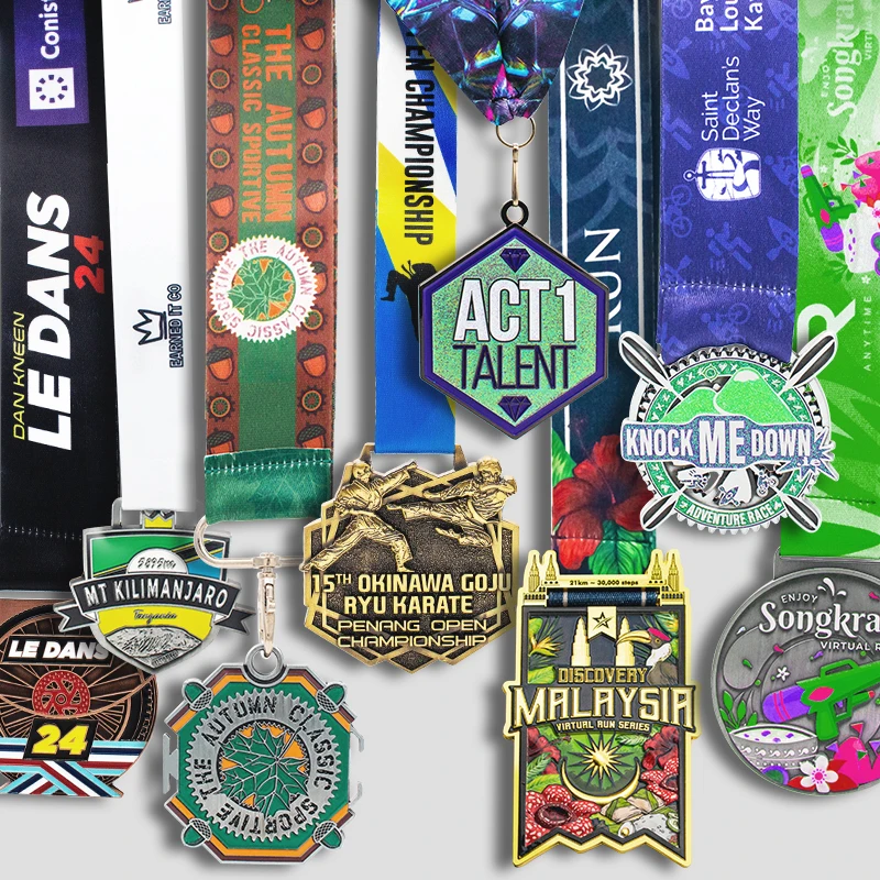 Medals Manufacturing Champions League Award Logo Taekwondo Ballet Sports Metal Powerlifting Commemorative Custom Medal