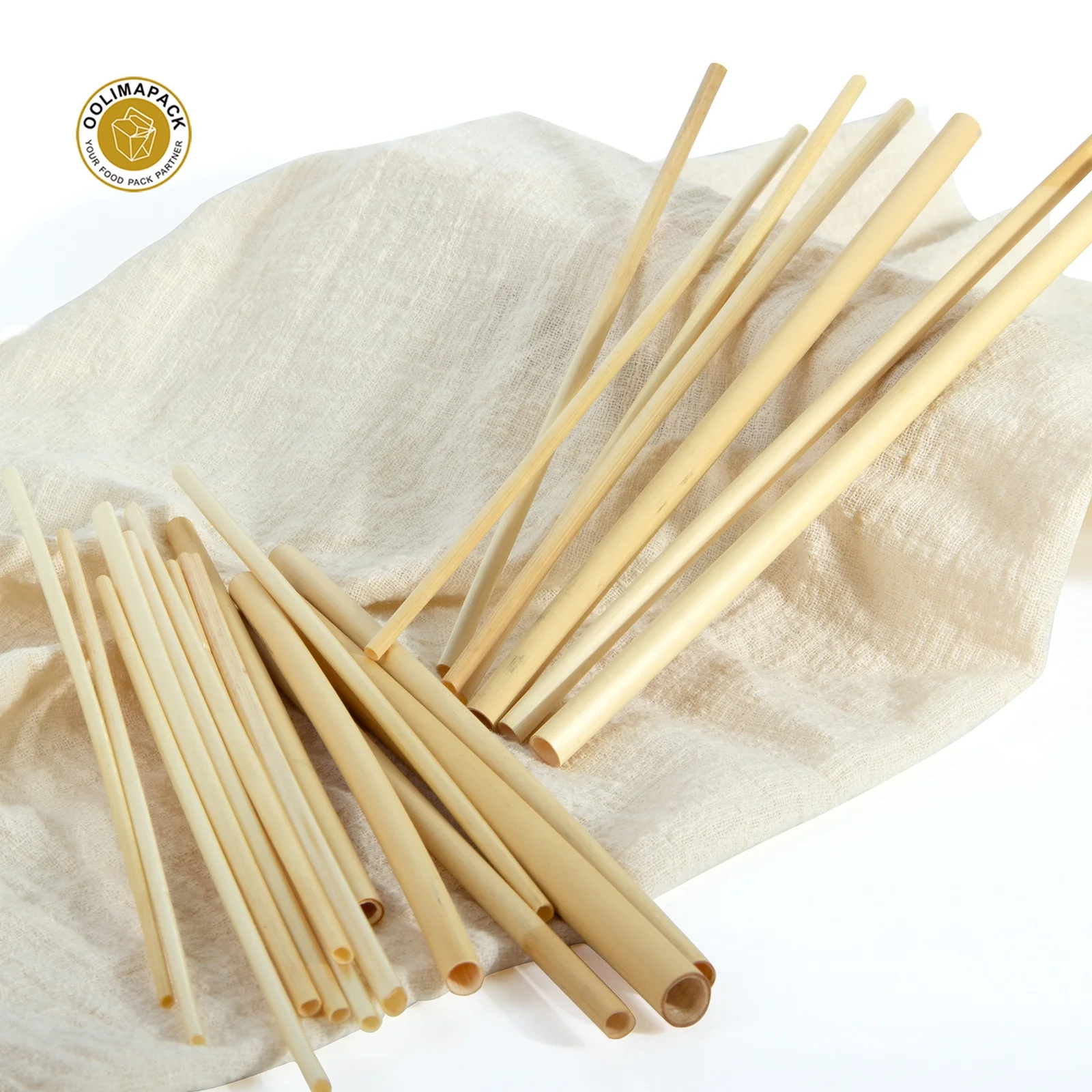 
Eco Friendly Reed Straw 100% Compostable Drinking Straws Special Packaging Natural Reed Straw 