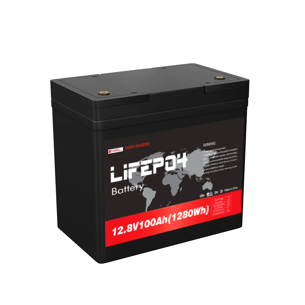 ВЧ-кислотная батарея для лодок с глубоким циклом литий-ионная Lifepo4 12 В 24 100Ah 200ah 300Ah 400Ah