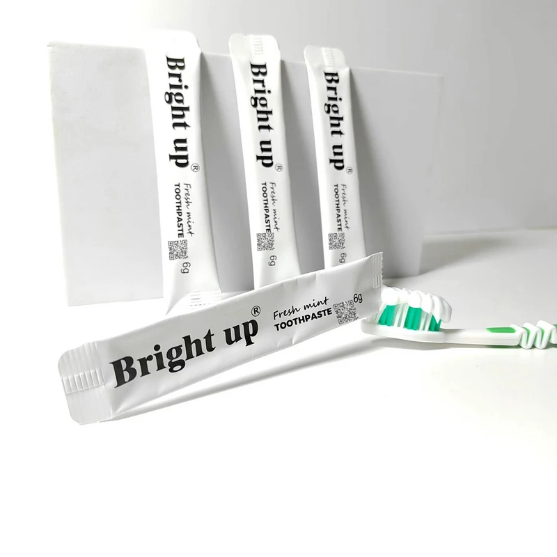 Travel set Whitening Toothpaste in sachet OEM Hotel Tooth paste supplier