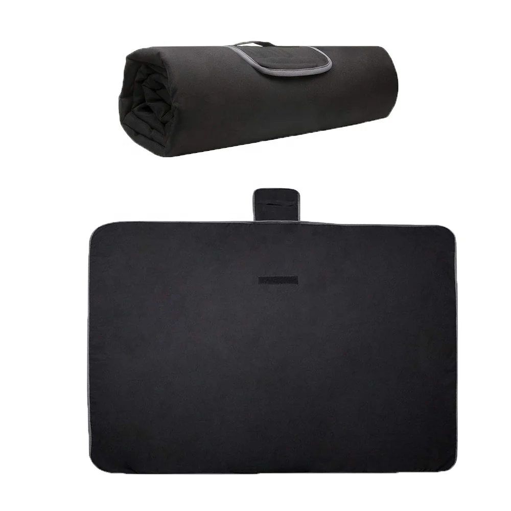 2 in 1 washable picnic mat thickened sand free beach camping blanket with pocket