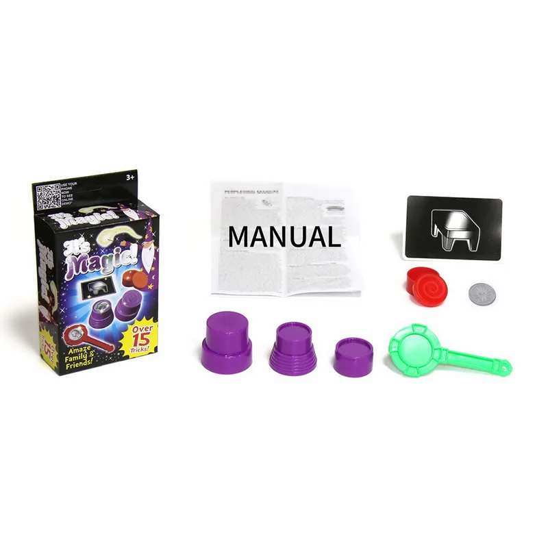 magic trick sets for kids magician pretend play magicwand instruction manual for beginners magic show learn 15 easy tricks props