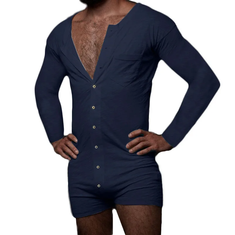 DLL LL-L059 оптовая продажа; Однотонные пикантные туфли Onesie Мужская одежда 2021 комбинезон для сна