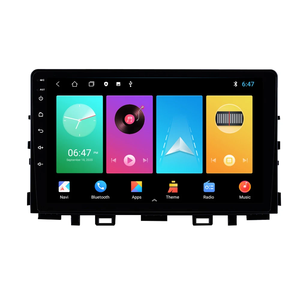 Car Radio 9 Inch Android 9 Radio GPS Multimedia Player for KIA RIO 2015-2018 Player Car Stereo with WIFI