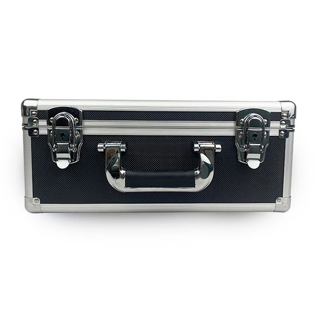 Shockproof waterproof case foam briefcase aluminum carry case