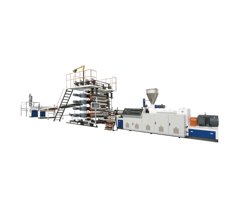 PVC Calcium-plastic Environmental Floor Extrusion Line