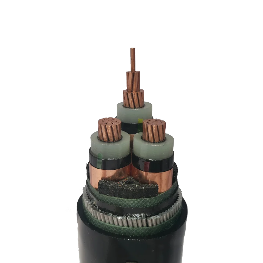 Кабель среднего напряжения 3x240 мм2 Cu XLPE/PVC напрямую по заводской цене