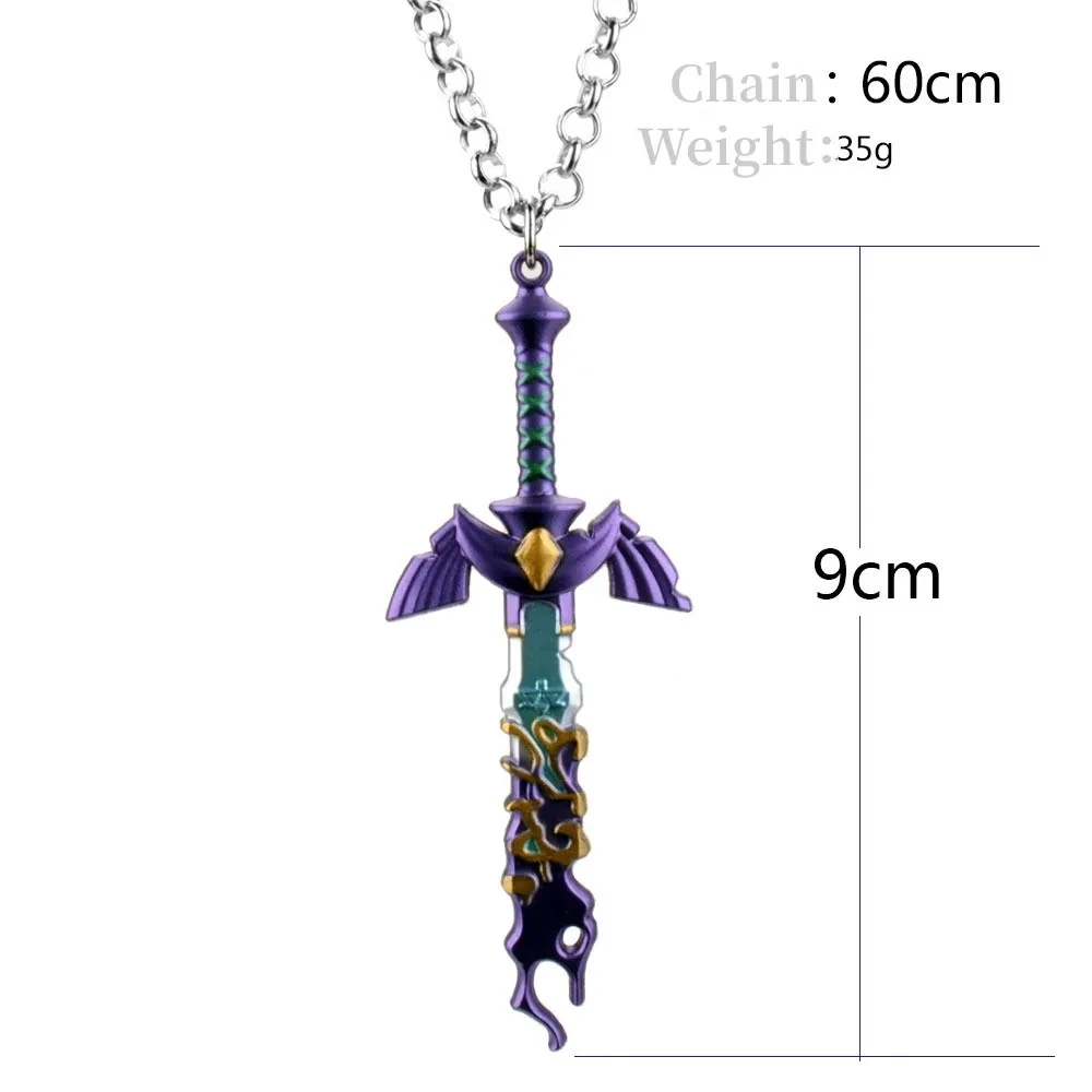 Game Tears of The Kingdom Link Hero Master Sword Keychain Breath of the Wild KeyRing Metal Chaveiro llaveros Fans Souvenir Gifts