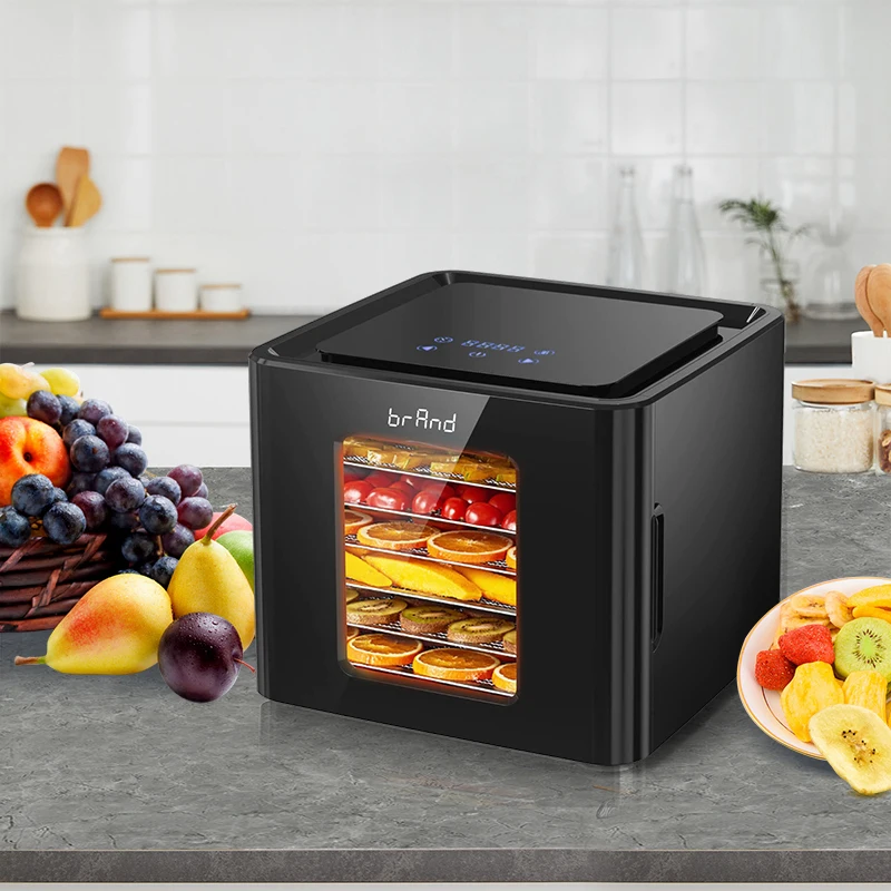 Digital Fruit Dehydrator 6 Trays for Food and Jerky Adjustable Temperature and for Fruit Meat Beef Veggies Dog Treats