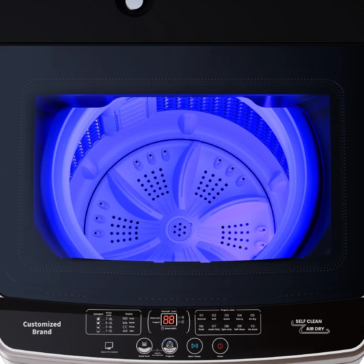 Portable Automatic Washing Machine Small Washer Clothing Cleaning  Machine for Household