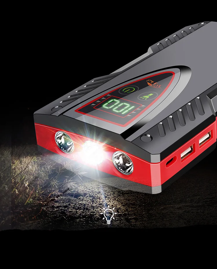 Multi-function Battery Portable 12v Car Jump Starter 99800mah Portable Battery Charger Car Starting Device Emergency Tool