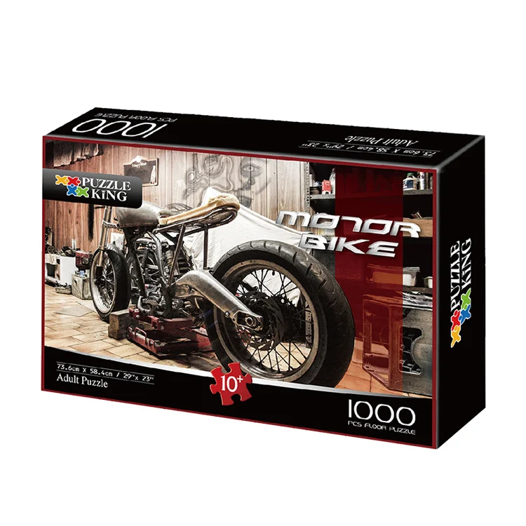 Adult puzzle games 1000 piece jigsaw puzzles custom made cardboard paper jigsaw puzzles 1000