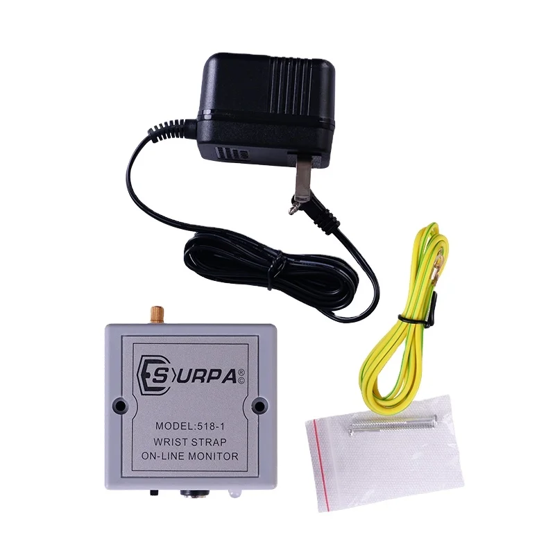 SURPA 518-1 518-2 ESD Wrist Strap On-line Monitor/Electrostatic online monitor/Antistatic Wrist Strap monitor tester