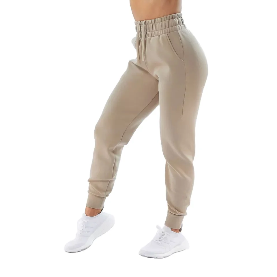 Hot Selling Fitness Custom Slim Fit Training Joggers Active Women Plus Size Female Joggers Basic Slim Zipper Pocket Women Jogger