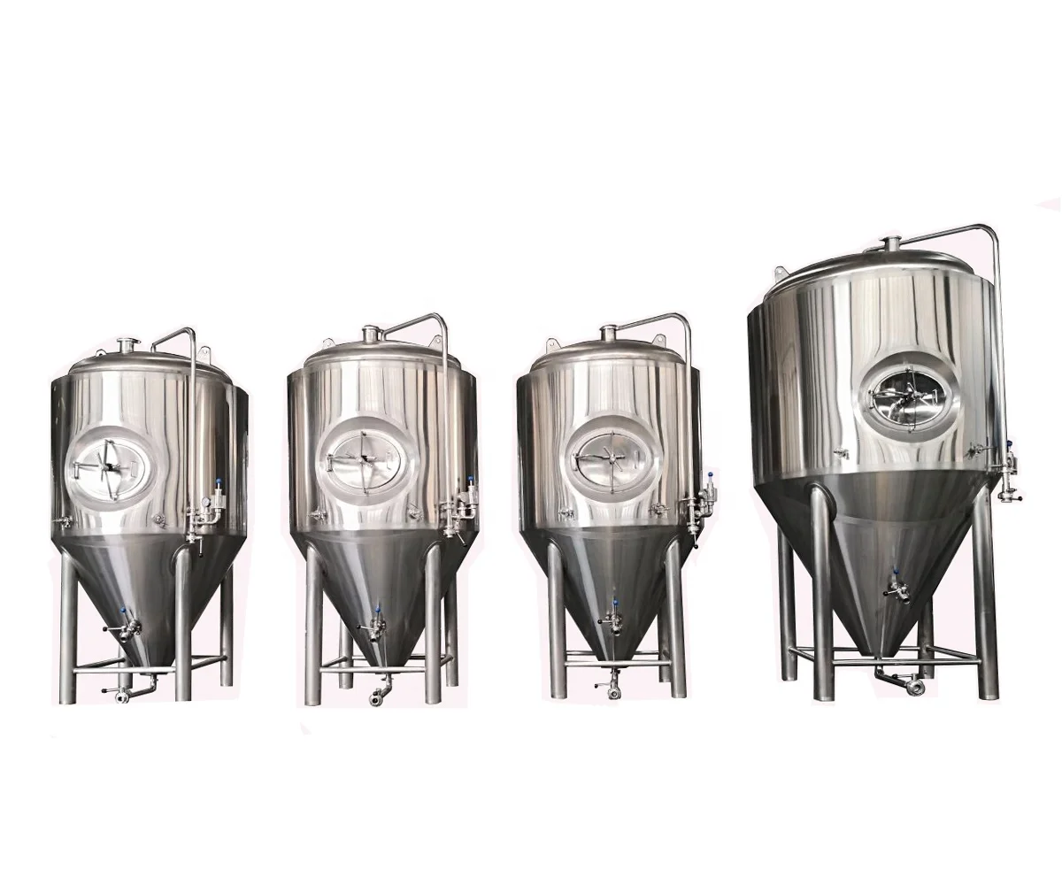 Stainless steel 200L 500L 1000L 2000L dimple jacket wine fermenter bright tank brewery beer fermentation tank