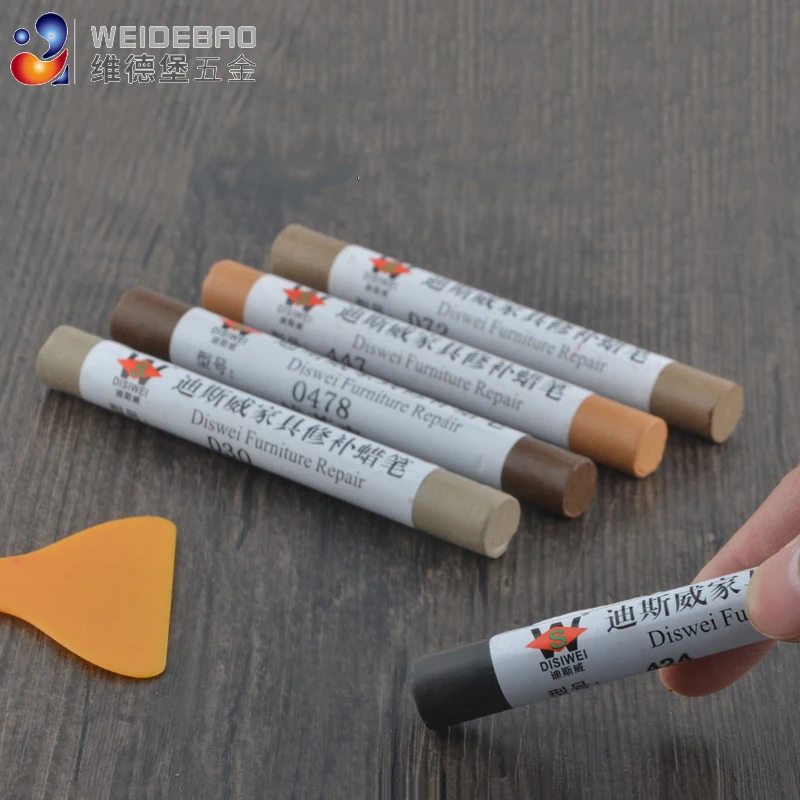 308 Colors Wholesale Wood Mending Crayon Furniture Paint Floor Repair Kit Pen Furniture Repair Pen Crayon