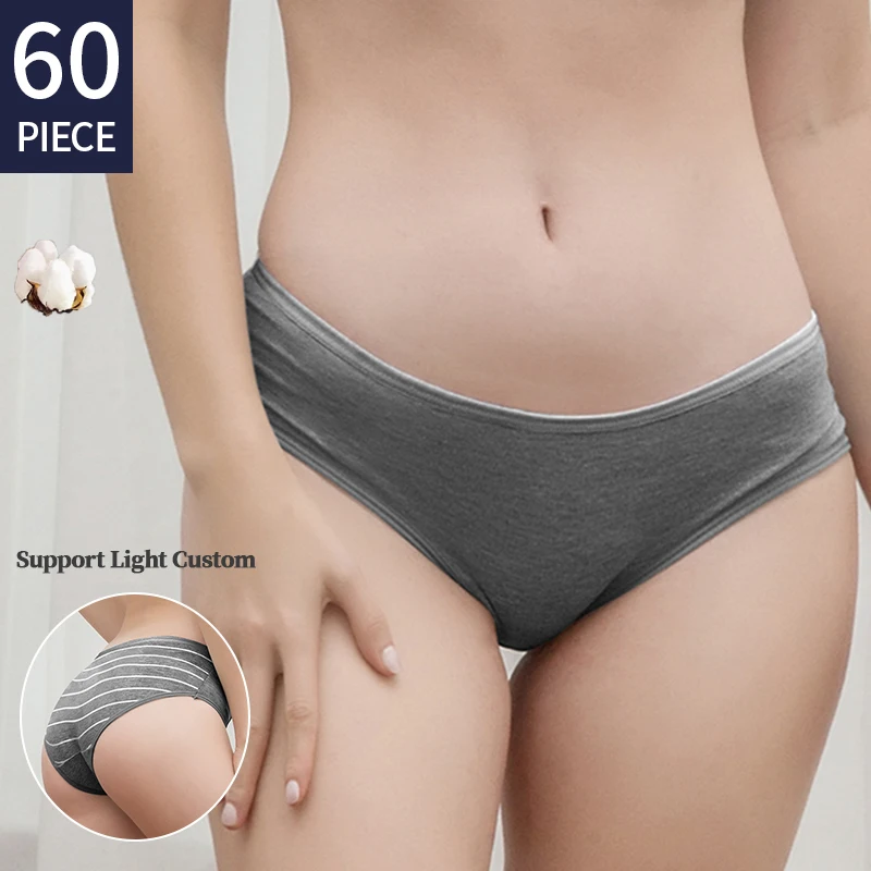 Cotton Women Panties Organic Breathable Lady Panty Plus Size for Fat Female Underwear