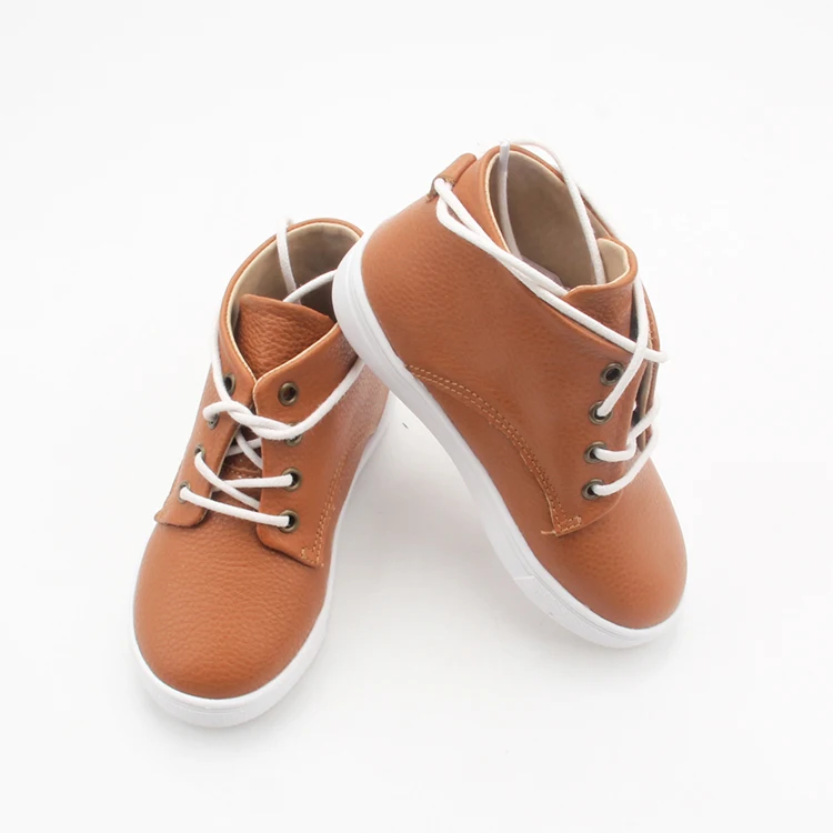 Handmade Lovely Colorful Wholesale Shoes Casual Leather Boots Kids Sneakers