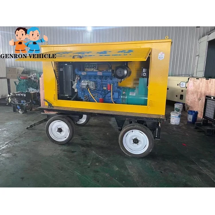 Made in China 30KW Mobile Power Station Generator Trailer for Sale in Africa and Central Asia
