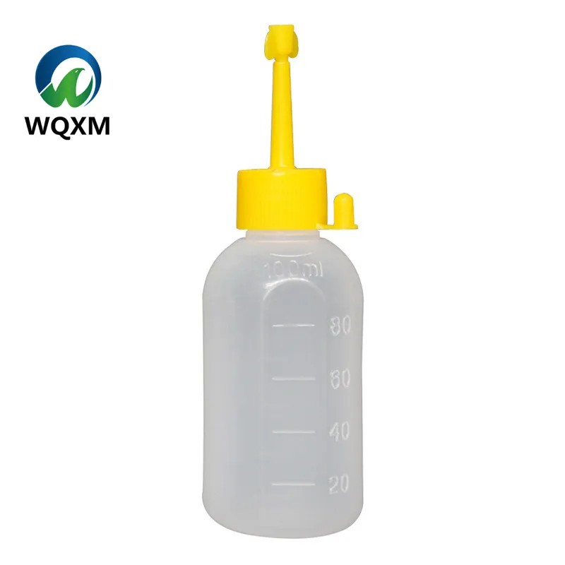  40/60/80/100ml Disposable Plastic Semen Bottle Colorful Transparent Round Pig Artificial Insemination