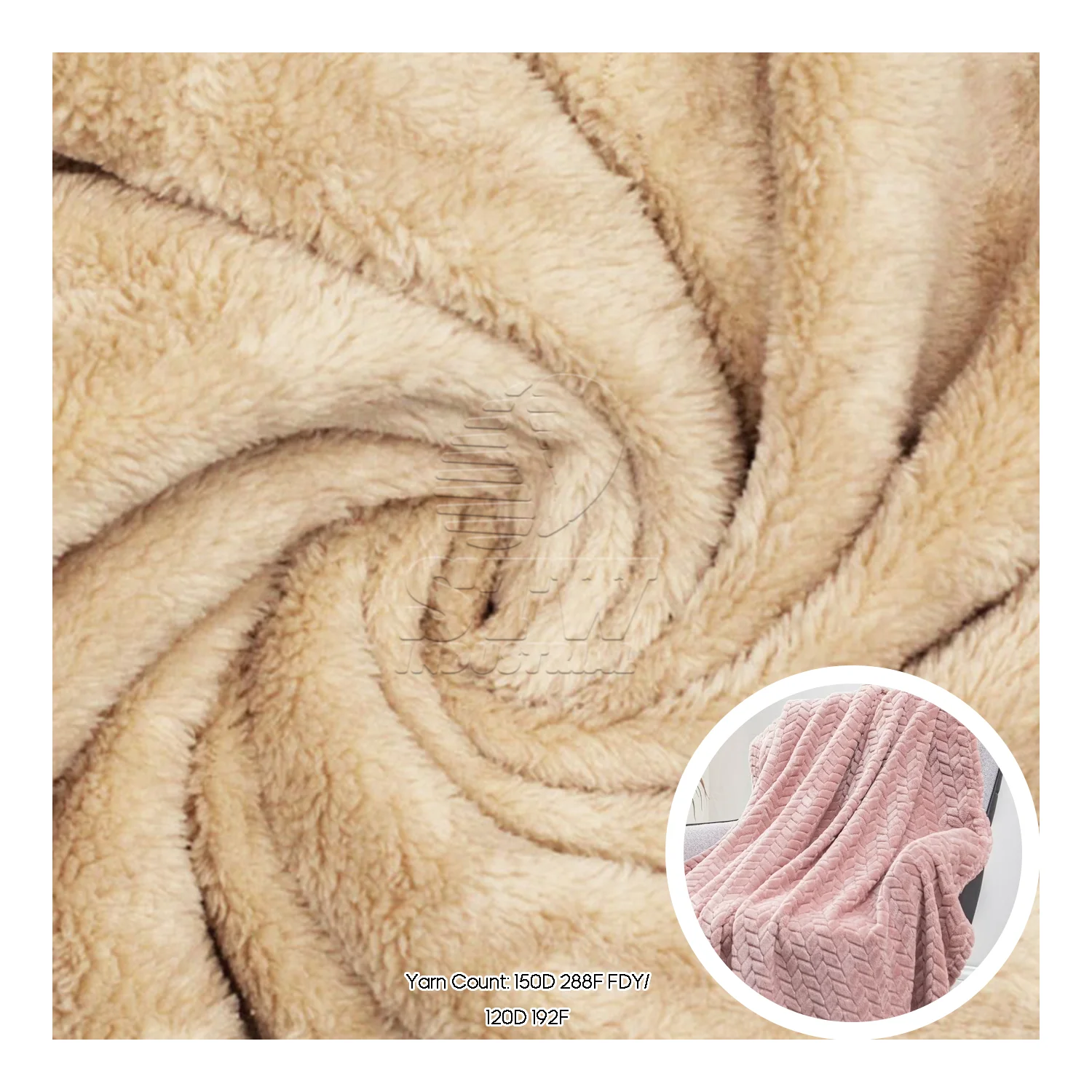 154-280gsm Solid 100%polyester Flannel Fleece Fabric Soft Coral Fleece