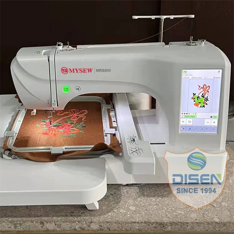 Компьютер автоматический мини портативный домашний Компьютеризированный шитье MRS800 вышивальная машина mrs 800 300a бизнес