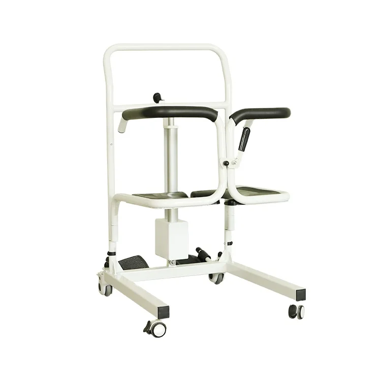 New product Electric Patient Transfer Lift Commode Toilet Bath Chair with wheels for Disabled Elderly Moving Wheelchair