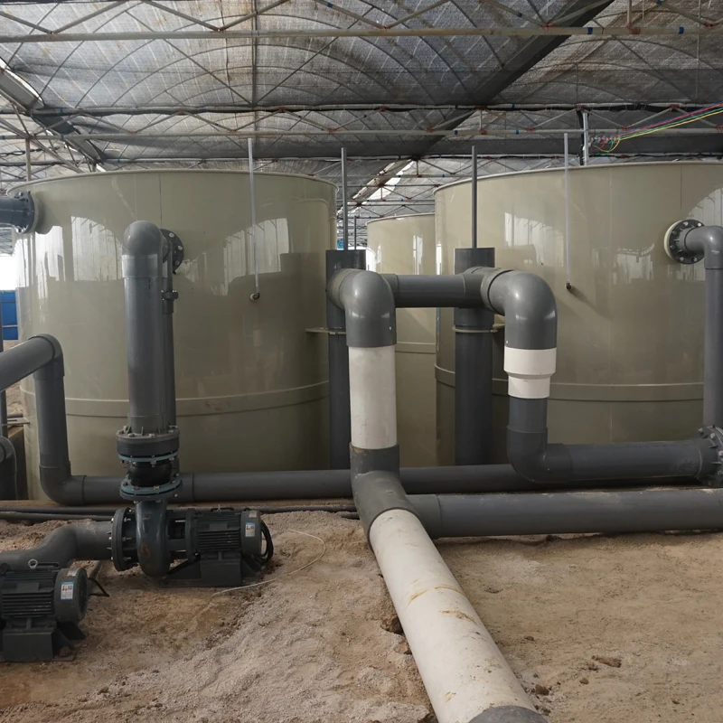 Circular Fish Farm with Tanks  for Commercial Fish Farm  ras system equipment customize indoor ras fish farming