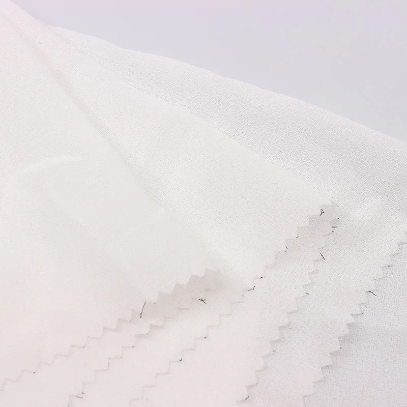 Hot sale environmental production Chiffon fabric 2026 Habijabi chiffon silk fabric 100% rpet for lady wear