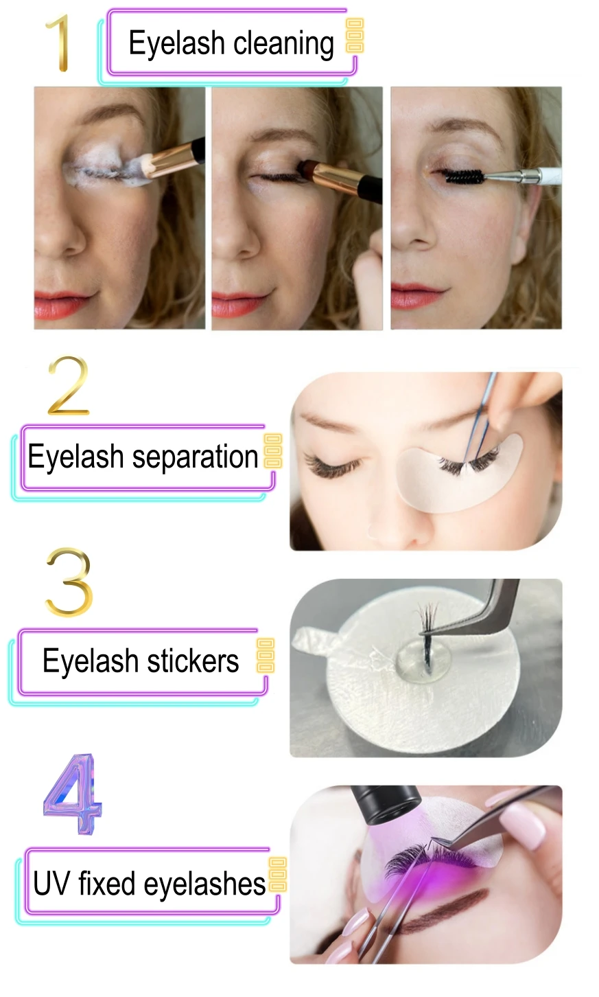 Black White Professional Wristband UV Glue Light Eyelash Extension Lamp With Foot Pedal Switch UV Lash Lamp.jpg