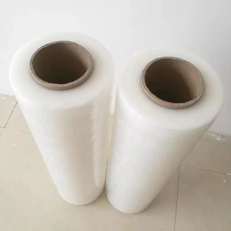 Custom paper coated wrap breathable ldpe stretch film for rewinder jumbo stretch film roll