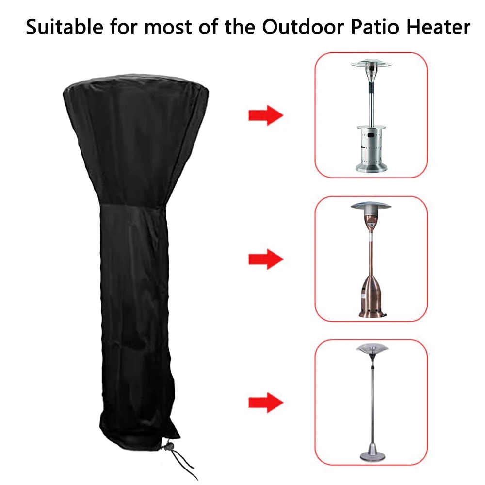 Внутренний дворик водонепроницаемый Оксфорд слезоточивый анти-УФ открытый садовый газовый нагреватель для патио