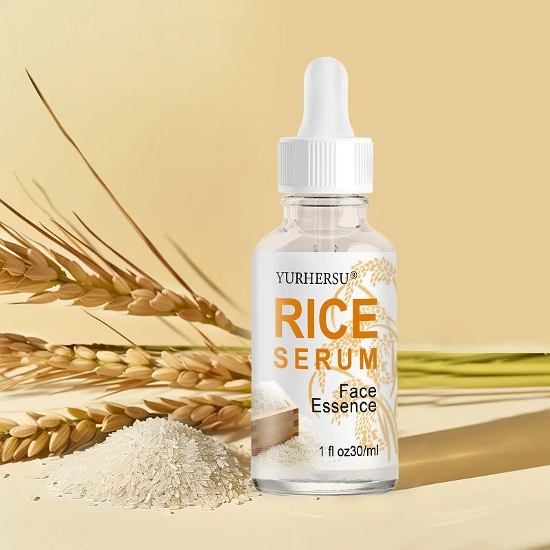 YURHERSU OEM корейский уход за кожей глубоко увлажняющая рисовая Сыворотка для лица