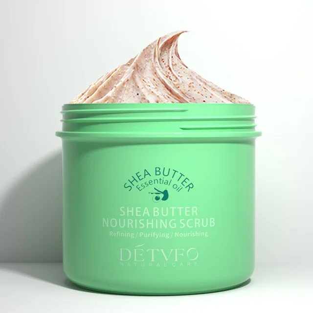 
Wholesale Shea butter scrub Exfoliating Moisturizing Skin Body Scrub 