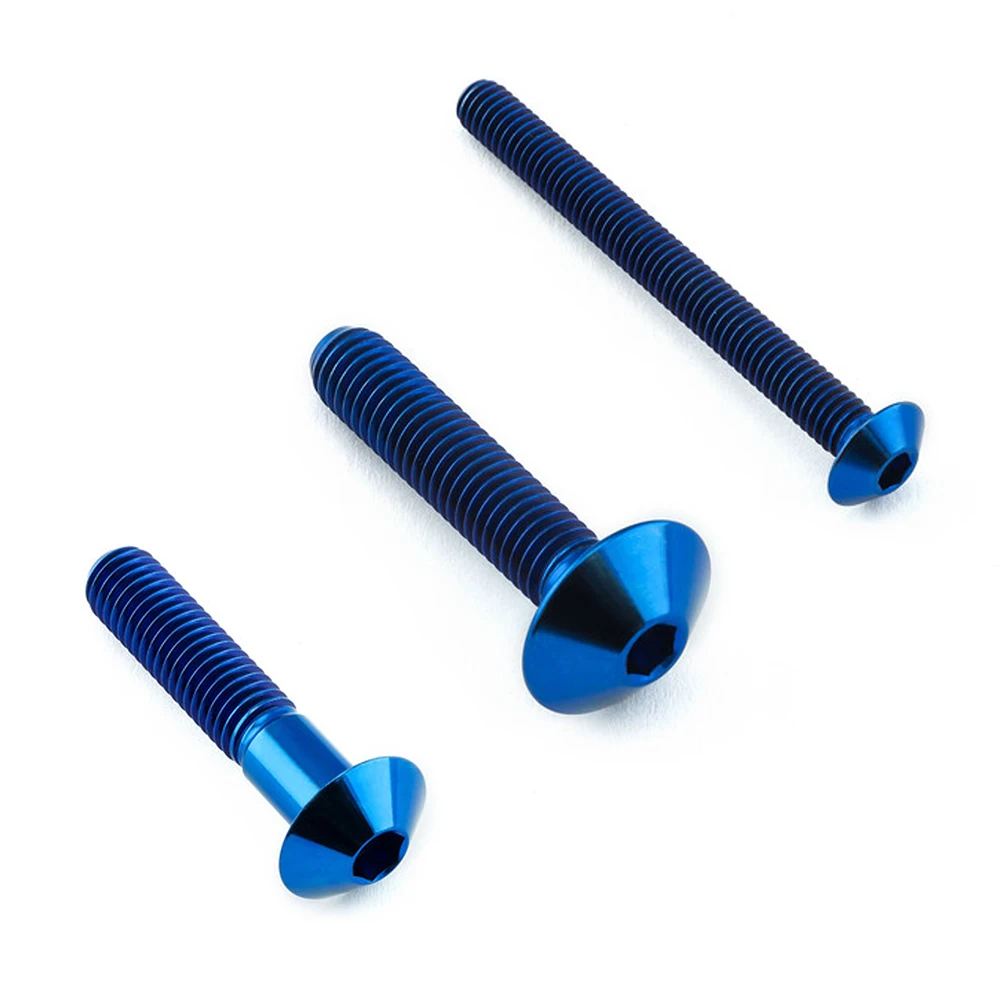 Titanium Dome Head Bolt M4 10Mm 12Mm 15Mm 40Mm Truss Anodized Allen Key Torx Drive Grade 5 Titanium Bolt