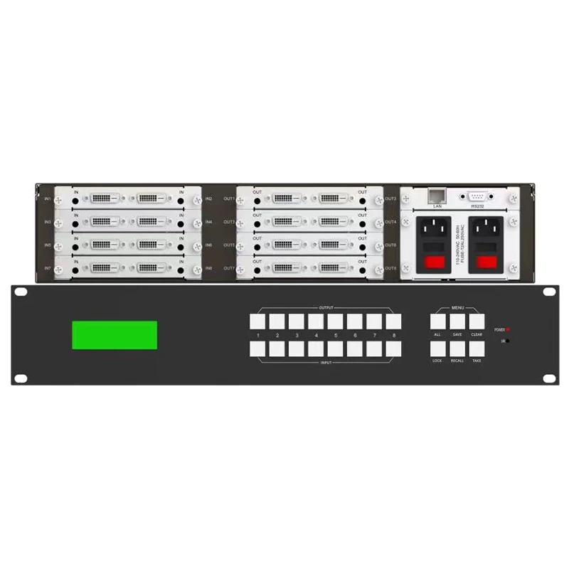 4x4 8x8 8x12 16x16 32x32 4k60hz hdm i2.0 video wall controller