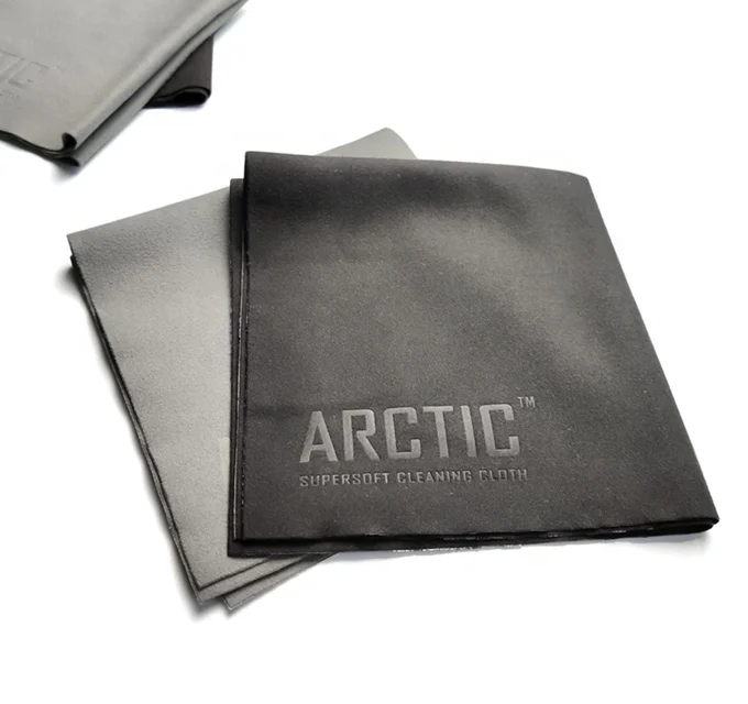 30X30cm Suede Microfibre Towel With Embossed Logo