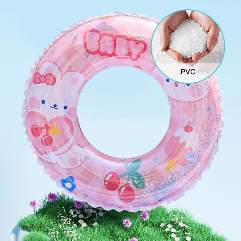 hot selling Brown Pink Colorful Donuts Pool Floats kids adults inflatable swim buoy donut floating swimming ring