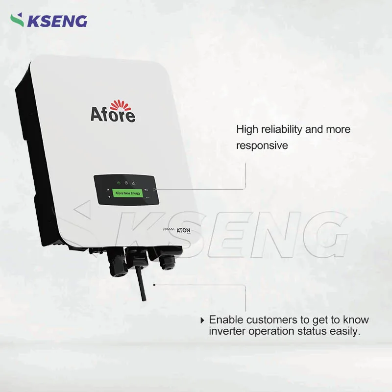 Afore 5kva 48v hybrid inverter single phase mppt solar hybrid inverter 3kw 6kw With Wifi