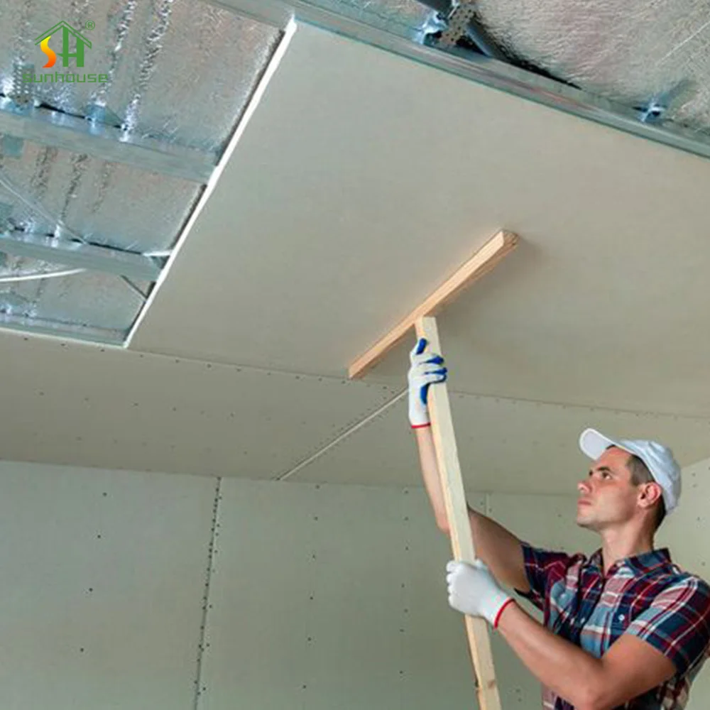 15Mm Ordinary Plaster Board Dry Wall Gypsum Board For Celling And Construction